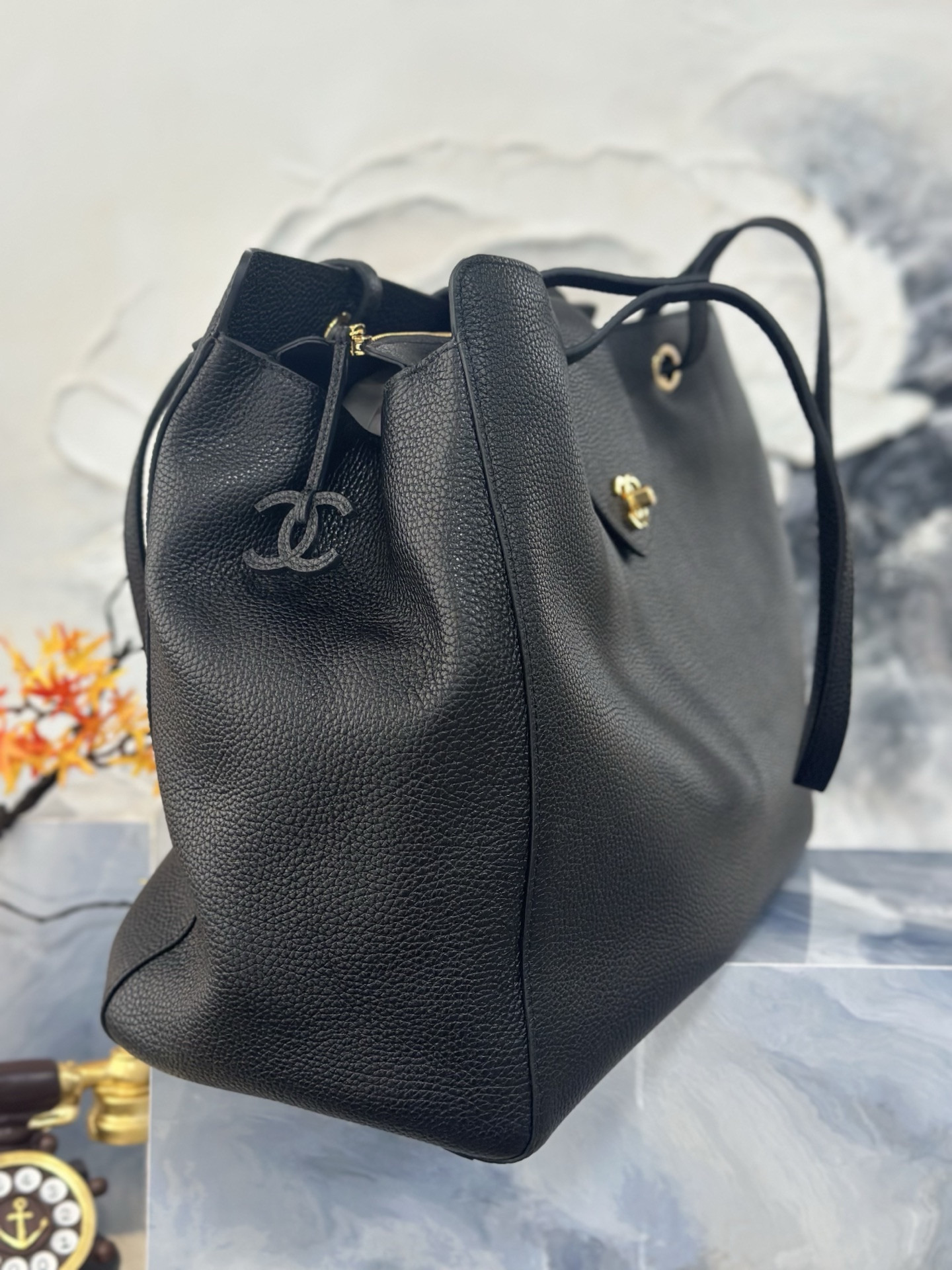 Ch**el large shopping bag as6245 36x46x20cm