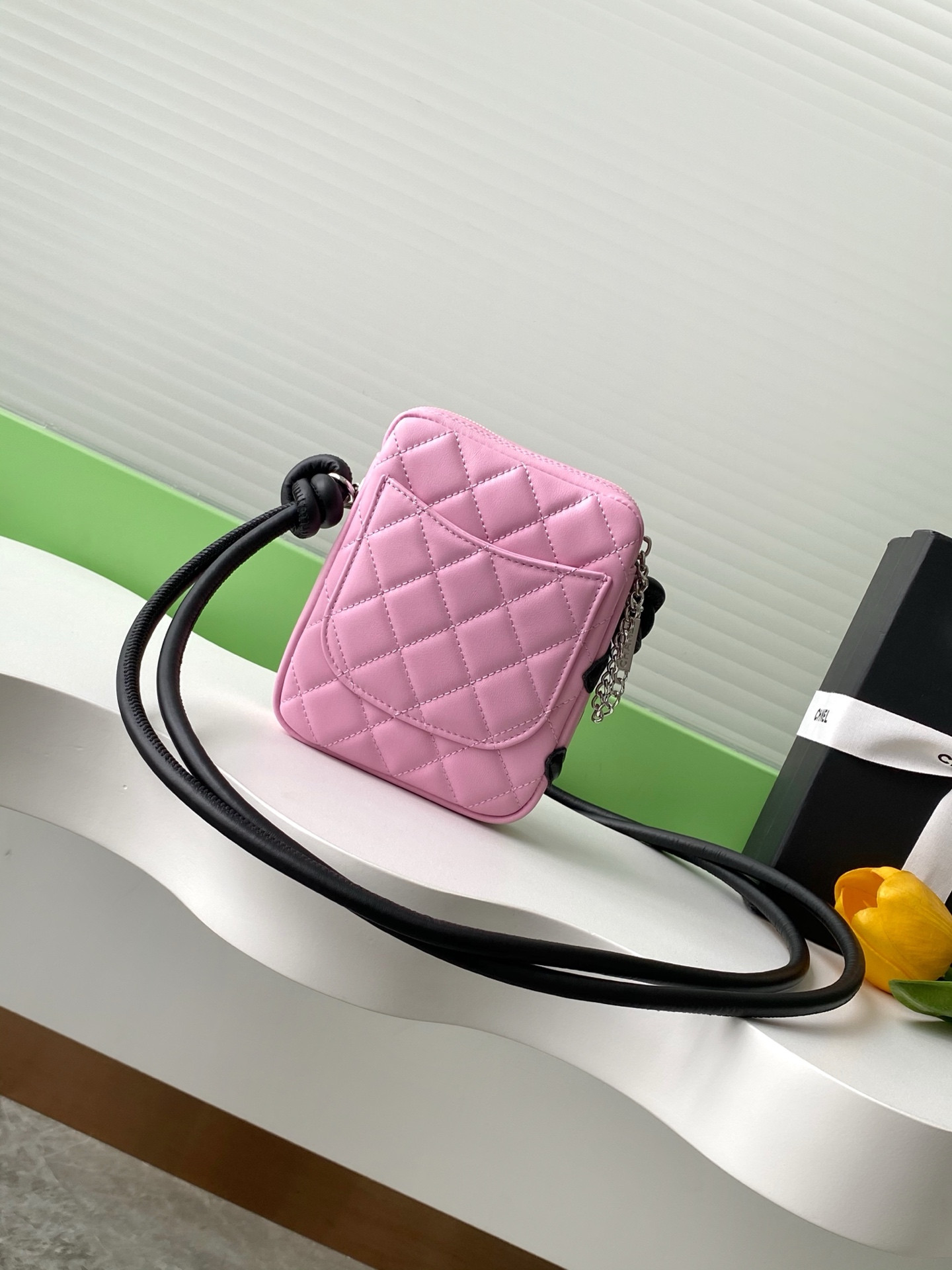 Ch**el cambon line crossbody bag 13x15x3.5cm