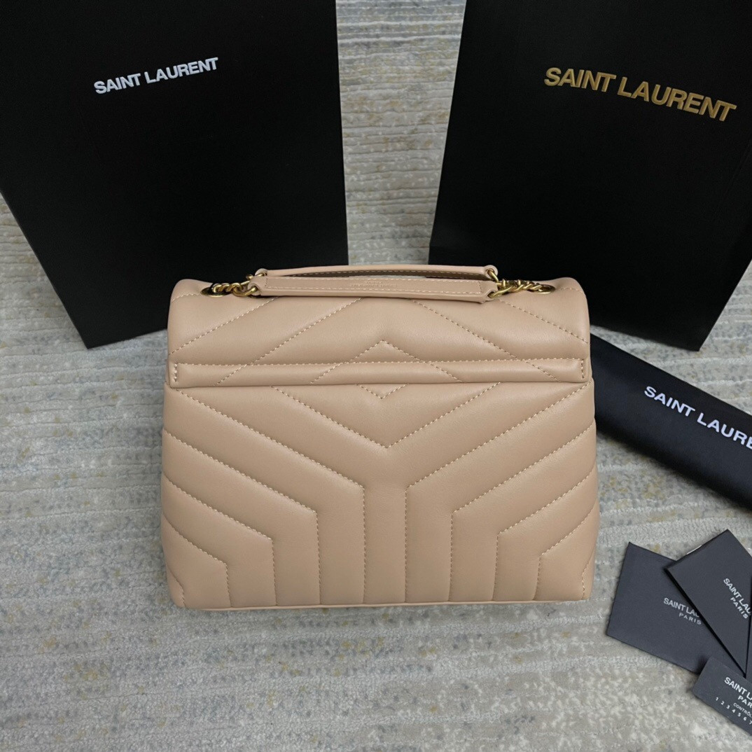 Y51 LOULOU SMALL IN QUILTED LEATHER 23x17x9cm