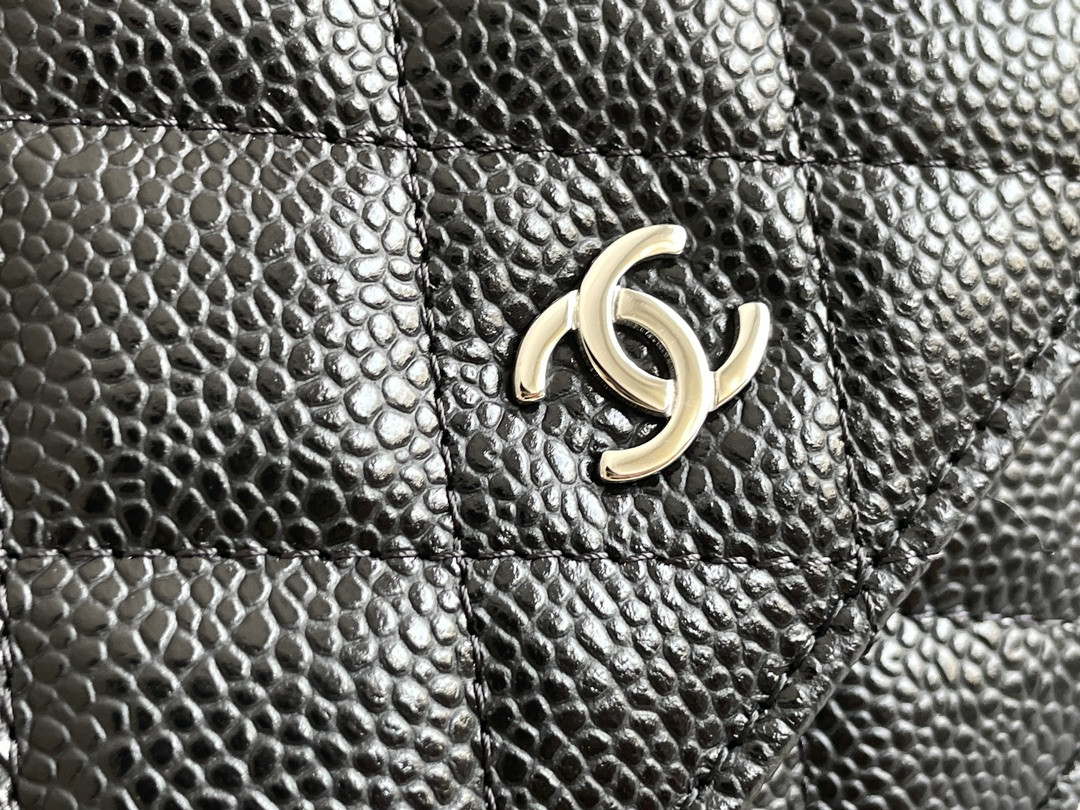Ch**el WOC CLASSIC WALLET ON CHAIN 12.3x19.2x3.5cm