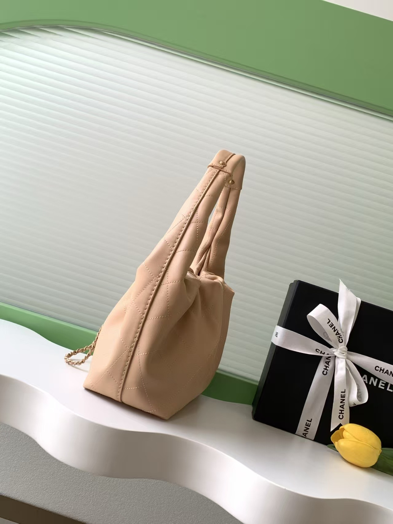 Ch**el hobo handbag as5976 32x24x12cm
