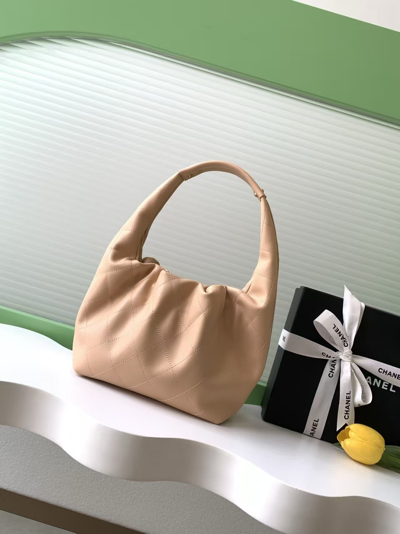 Ch**el hobo handbag as5976 32x24x12cm