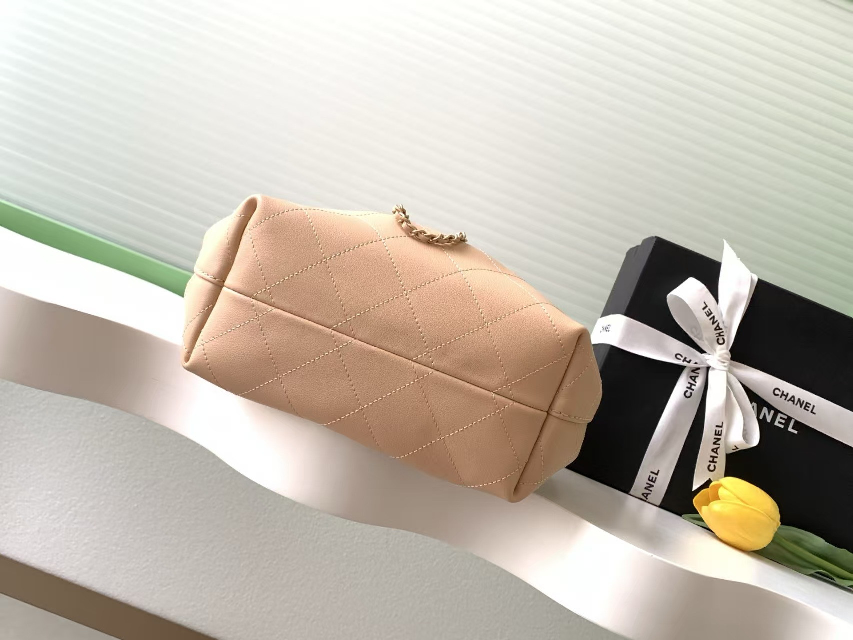 Ch**el hobo handbag as5976 32x24x12cm