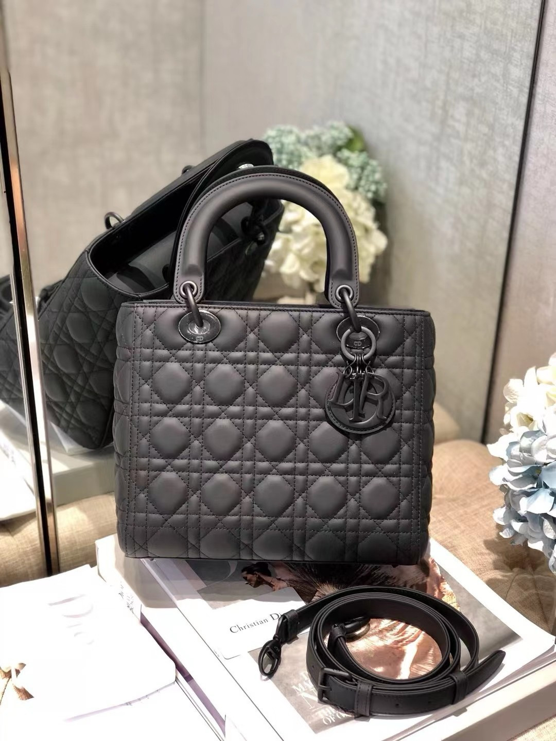 Medium Lady D10r Bag  9.5 x 8 x 4.5 inches