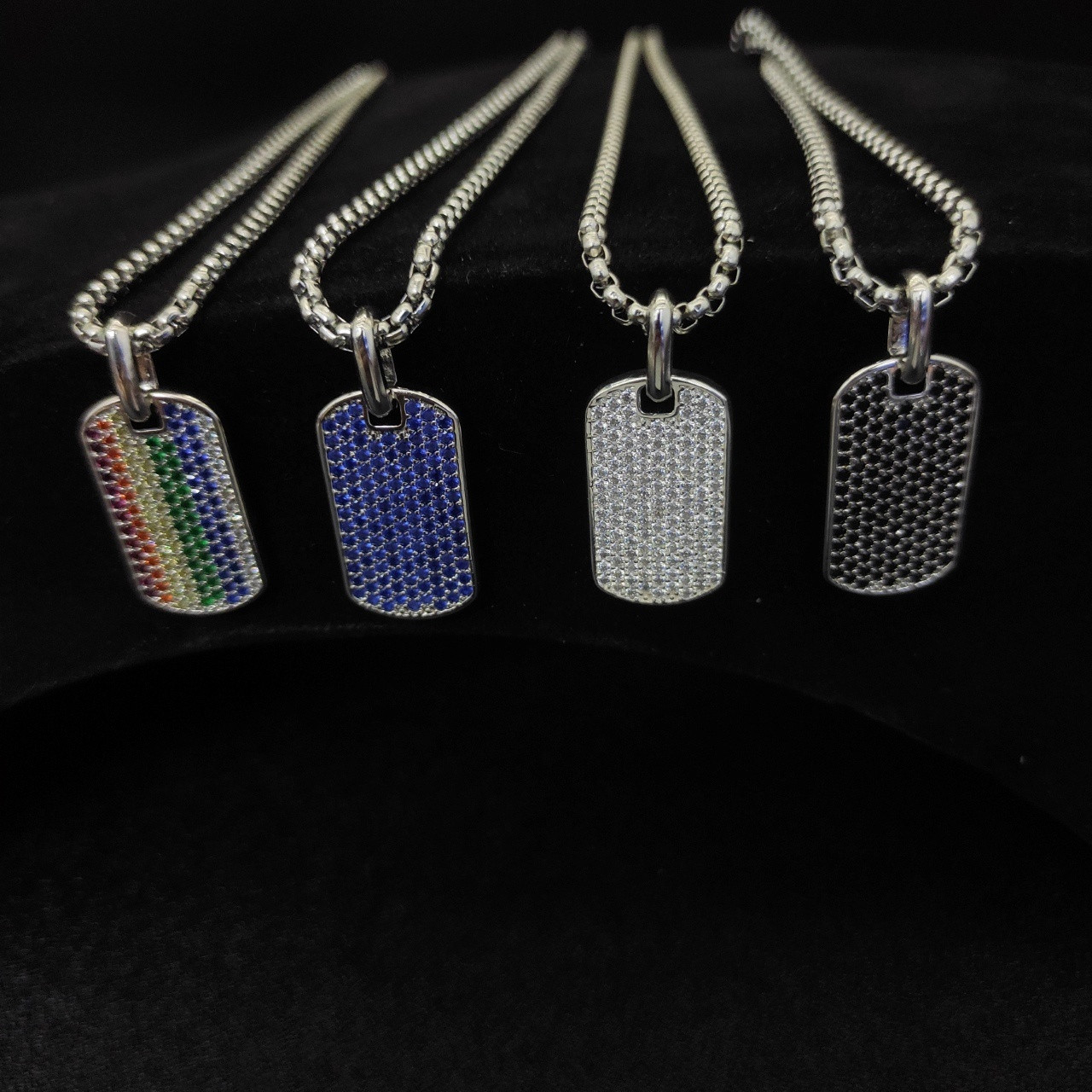 dau1d Yvrm*n brand necklace(chain length 50+5cm delay chain chain thickness 3mm)
