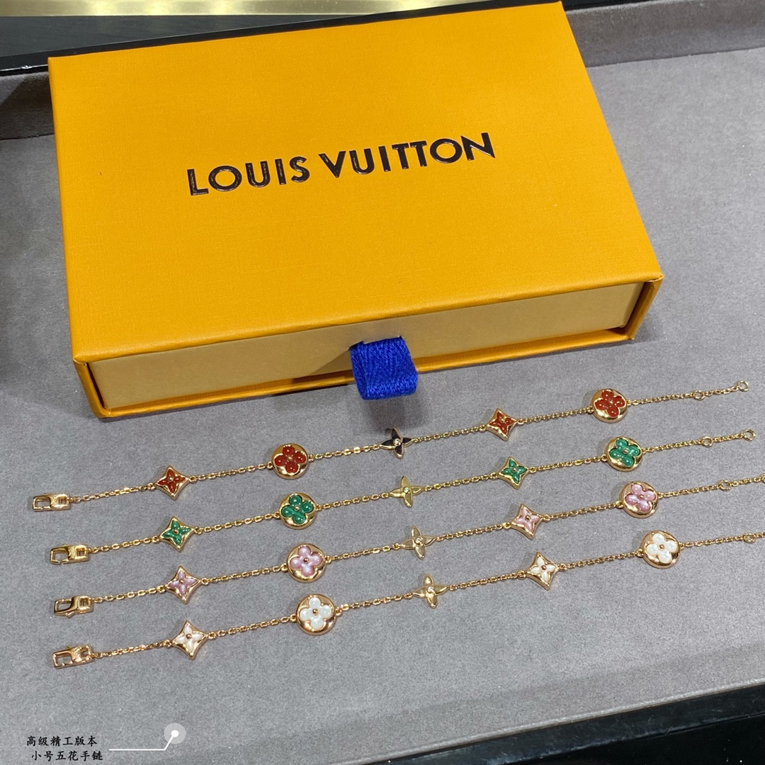 L0vis Vvtt0n Small Multi-Flower Bracelet