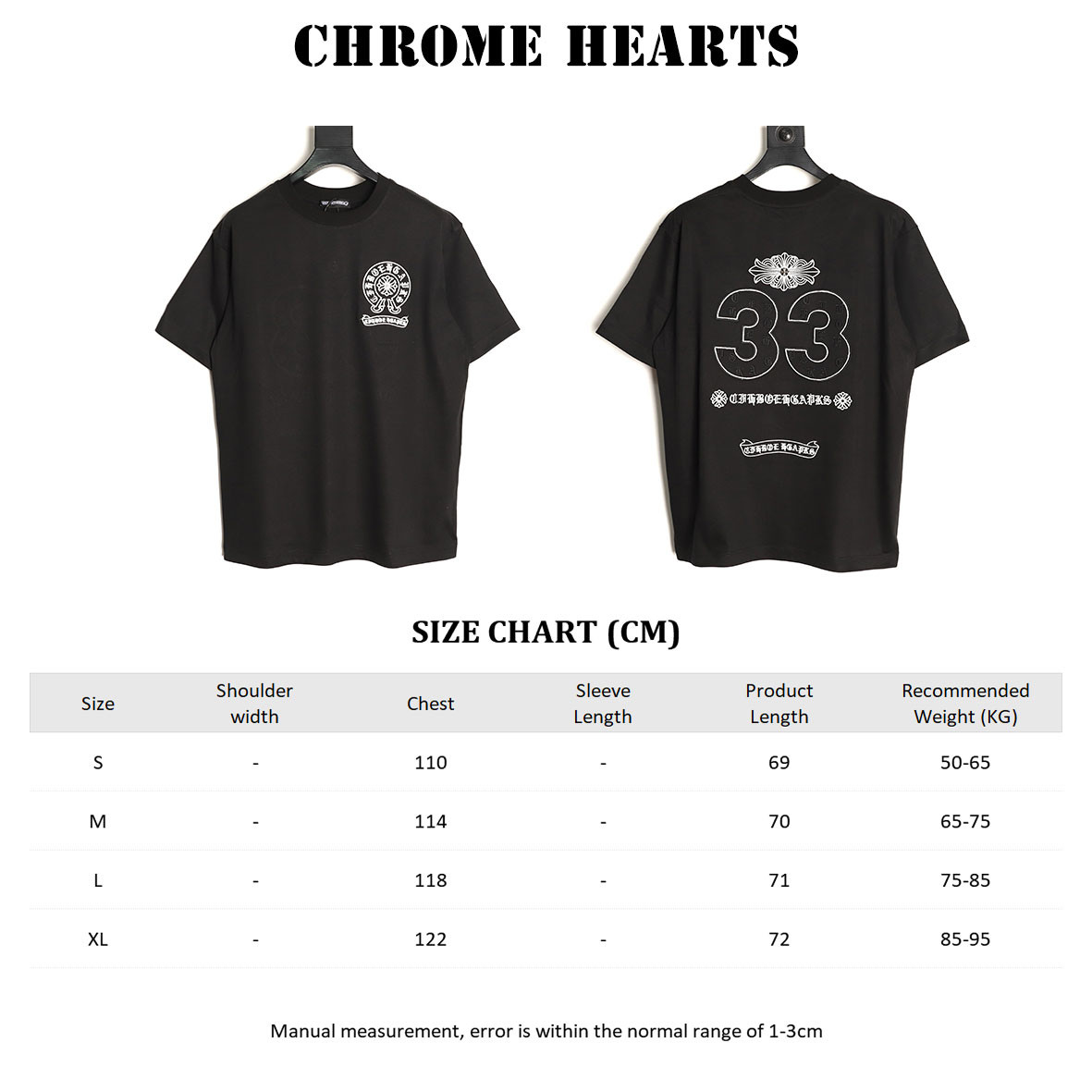 Ch*0me He**ts short-sleeved t-shirt