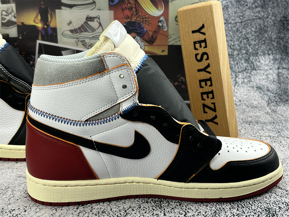 UA UNION x AIR JORDAN 1 RETRO HIGH OG NRG BLACK TOE