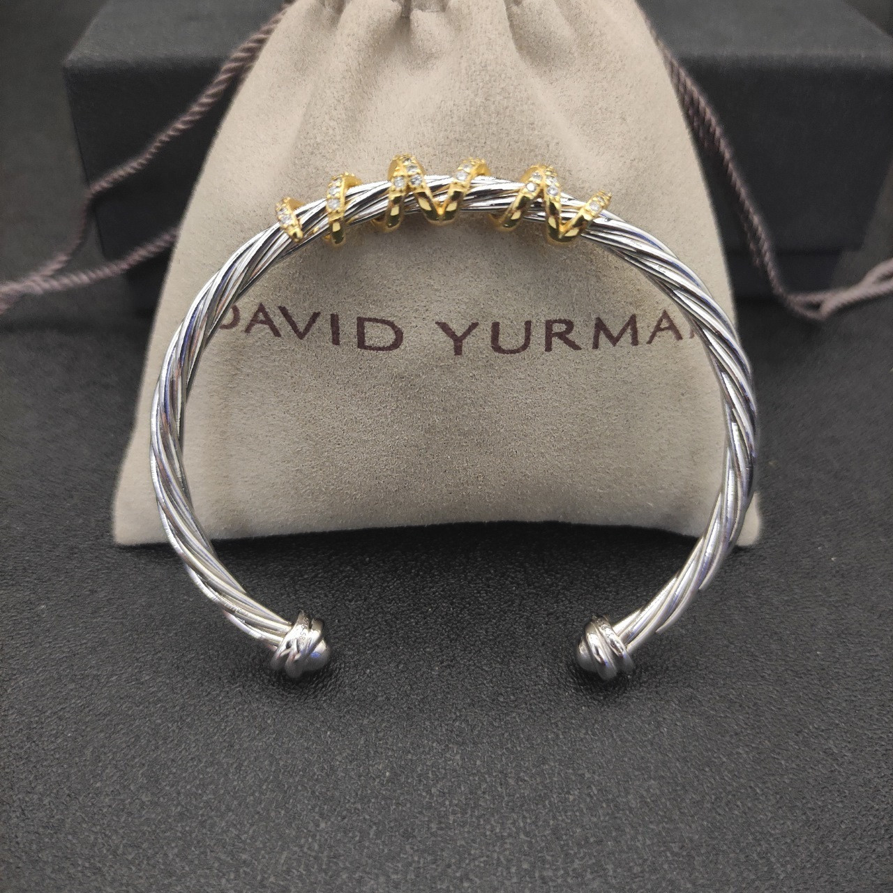 dau1d Yvrm*n 4mm wrap bracelet(wrist circumference 15-20cm)