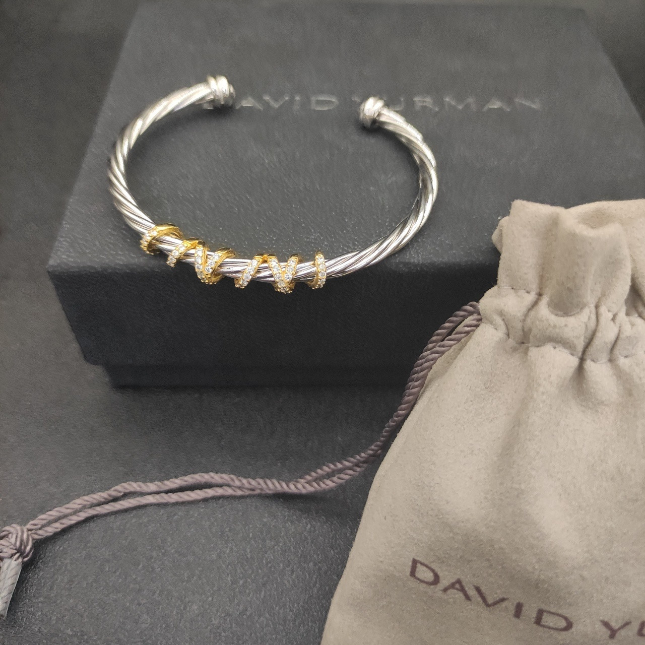 dau1d Yvrm*n 4mm wrap bracelet(wrist circumference 15-20cm)