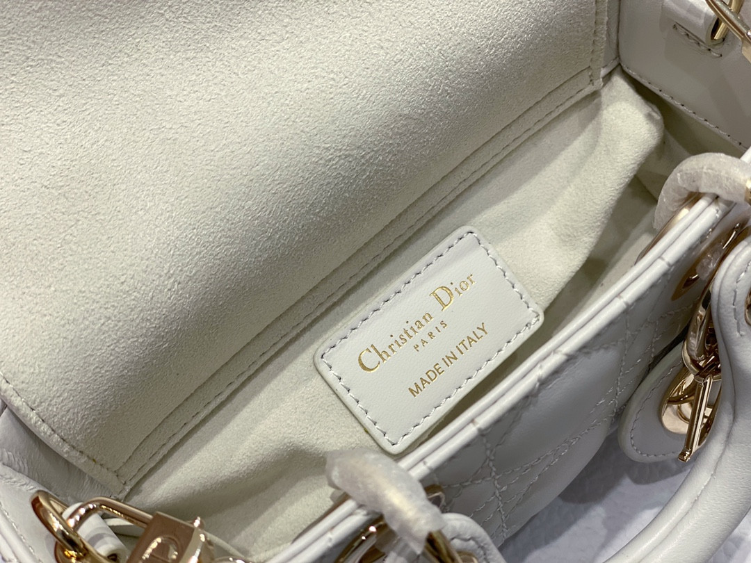 D10r MINI LADY D-JOY BAG White 16 x 9 x 5 CM