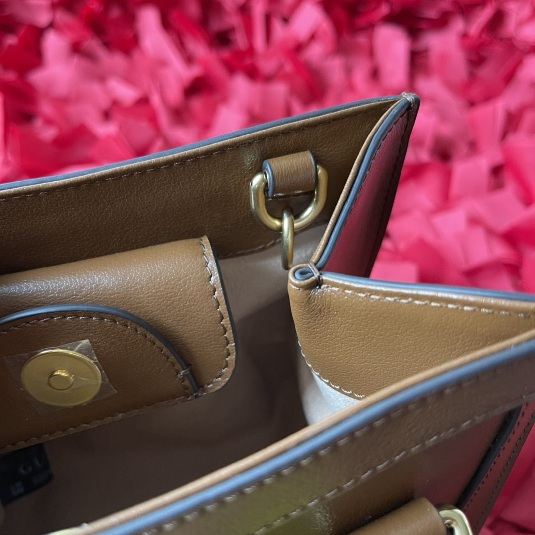 Gvc*1 DIANA MINI TOTE BAG Khaki 20W x 16H x 10D CM