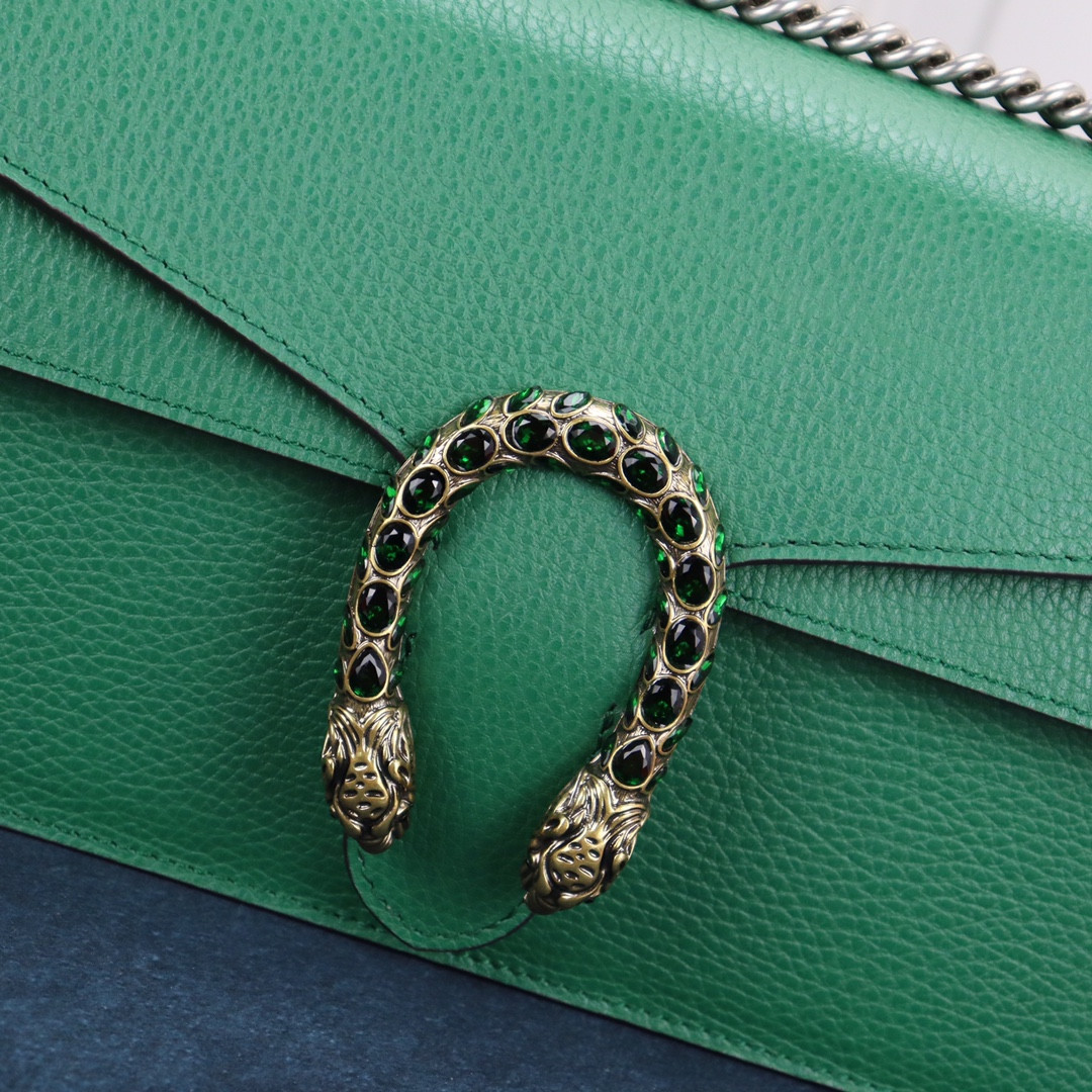 Gvc*1 DIONYSUS SMALL SHOULDER BAG GREEN 28x18x9cm