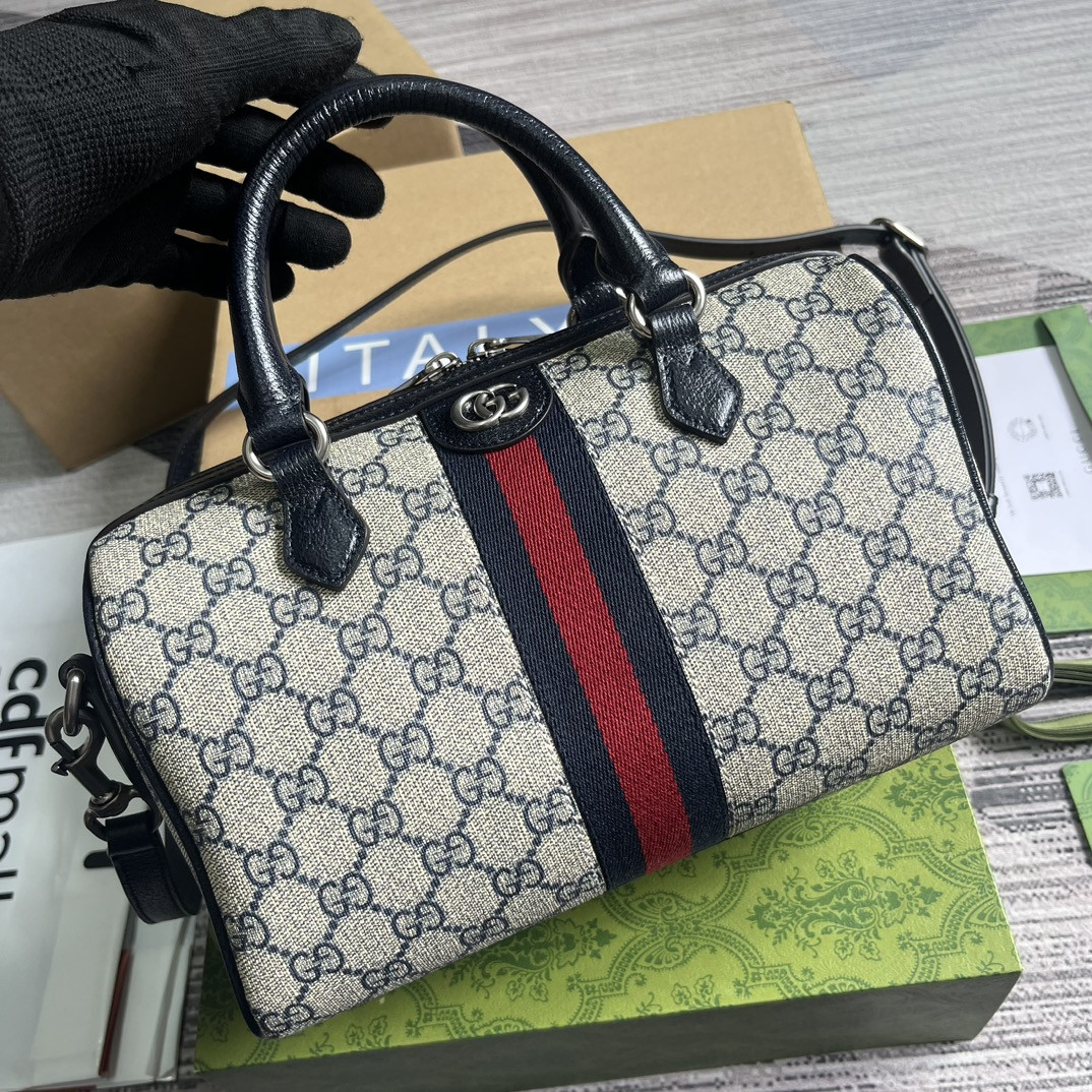 Gvc*1 OPHIDIA GG MINI TOP HANDLE BAG 8.4"W x 5.5"H x 4.5"D