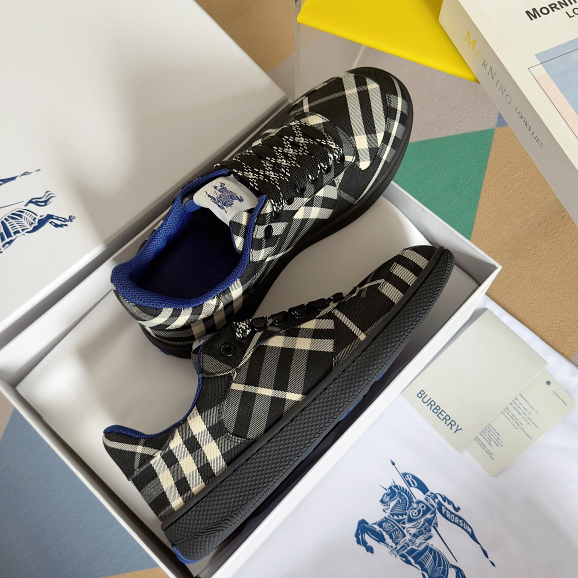 UA Bv*b*rry Check Terrace Sneakers