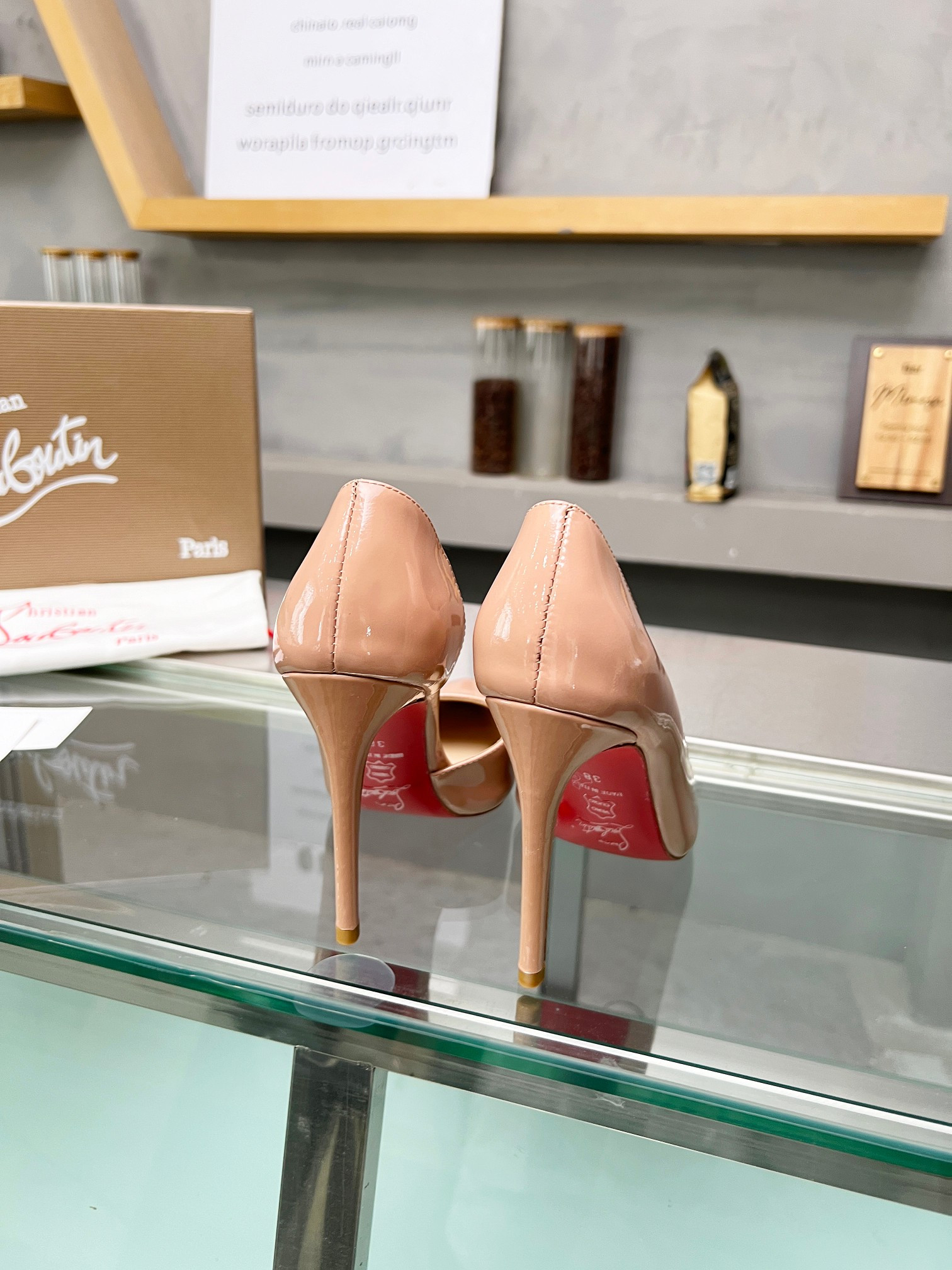 ua chr1st1an louboutin cl red-botT0m shoes