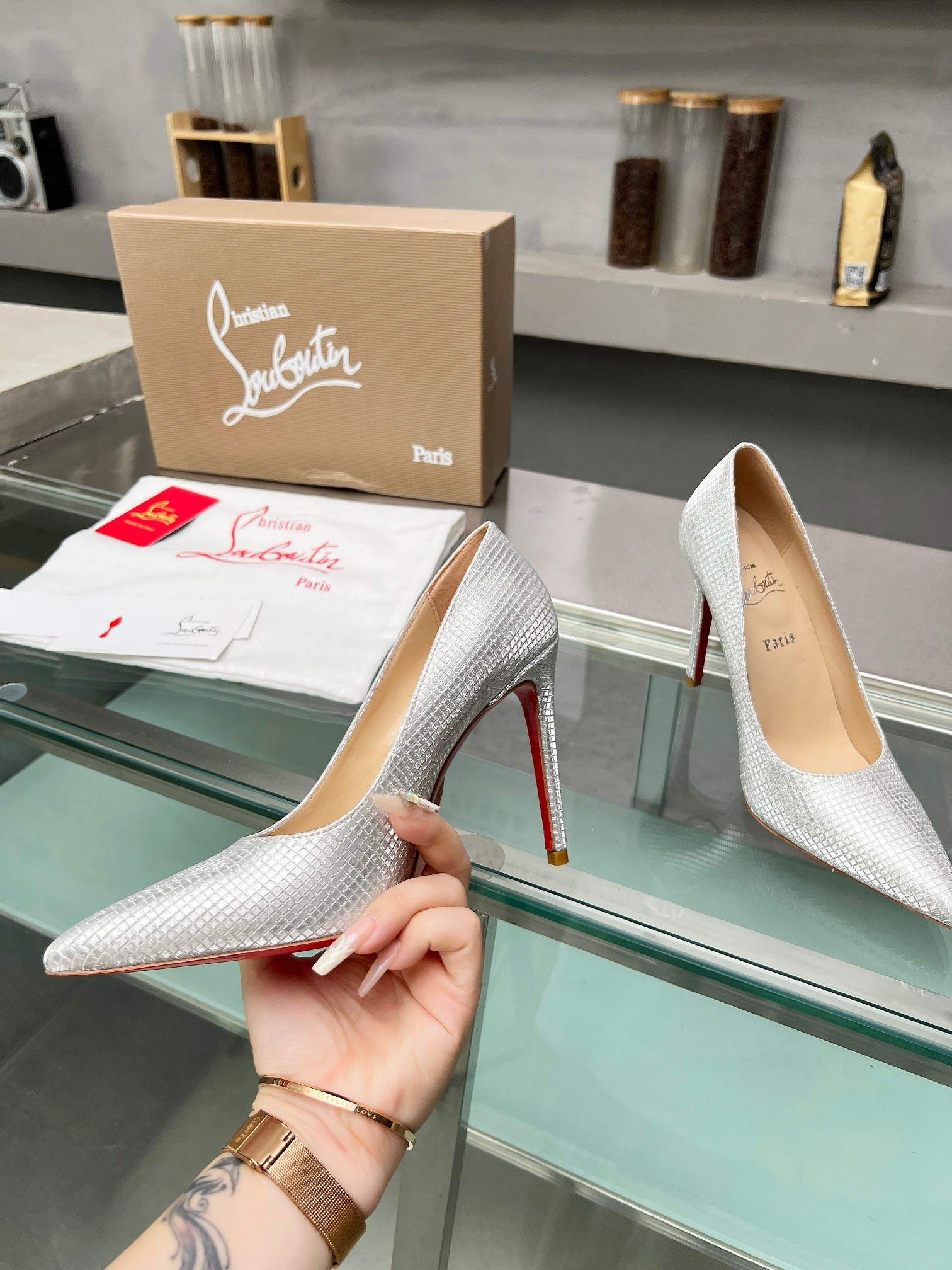 ua chr1st1an louboutin cl red-botT0m shoes