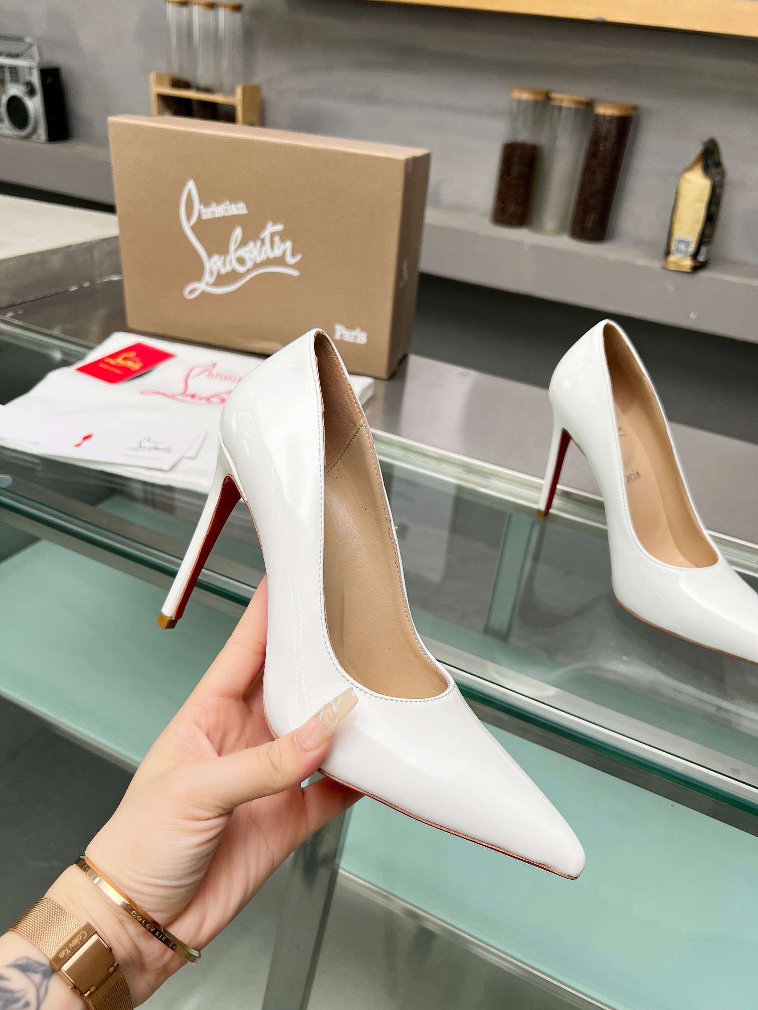 ua chr1st1an louboutin cl red-botT0m shoes