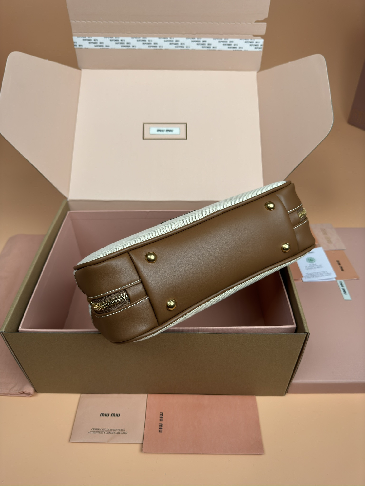 M1v M1v leather beau bag  28×15×9cm