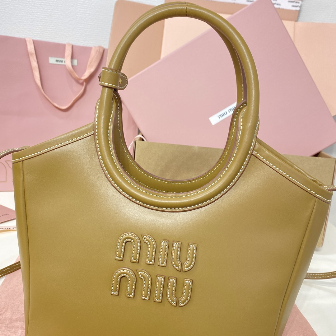 M1v M1v ivy leather bag 23.5x22x12cm