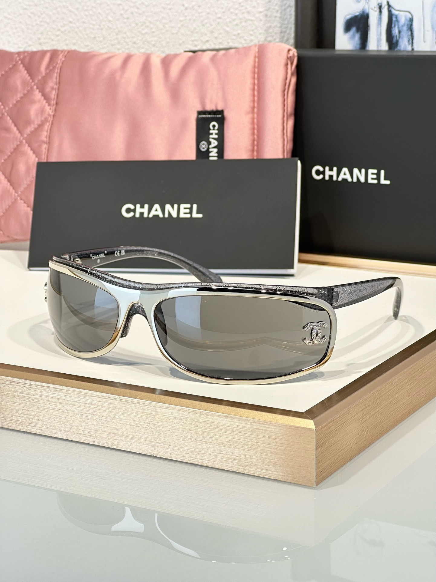 Ch**el Glasses coco neige 71557