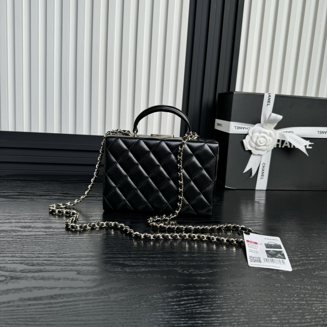 Ch**el Small Box Bag 12.5x18x6.5cm