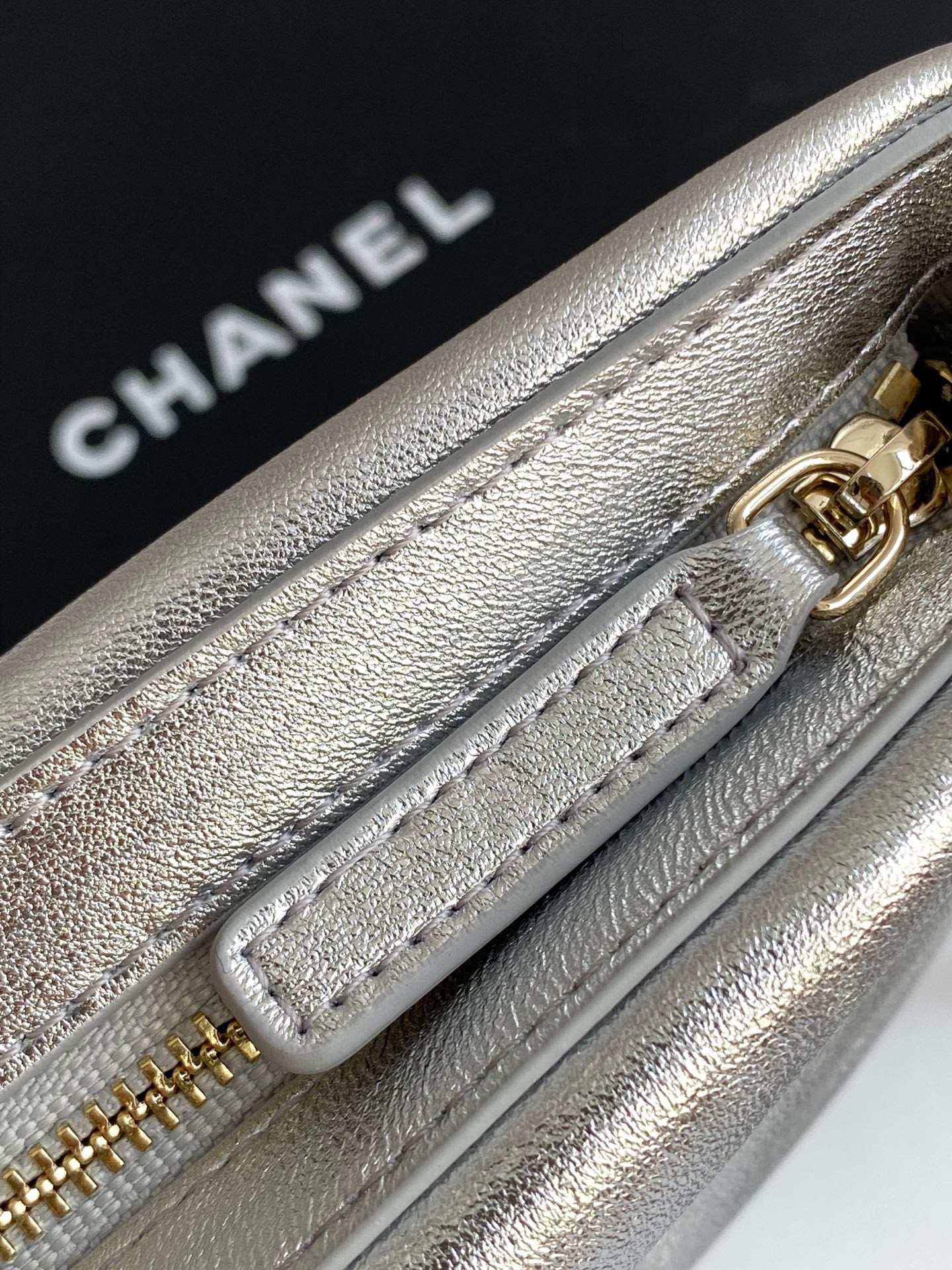 Ch**el Clutch with Chain 14x24x5cm
