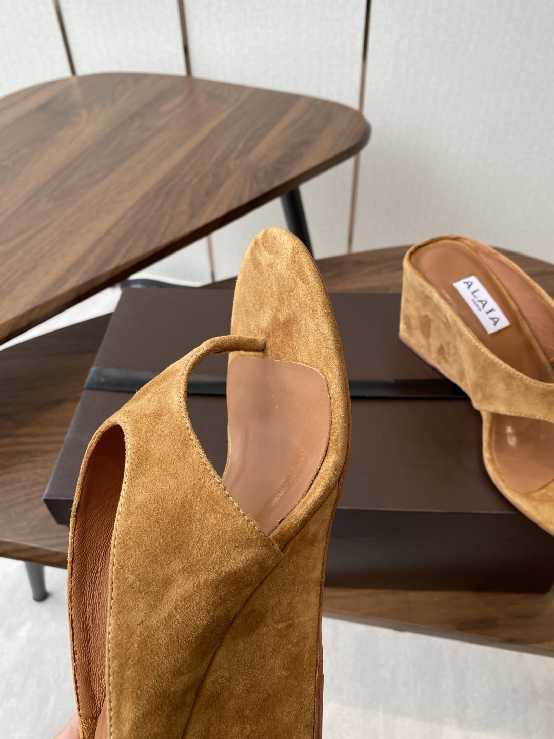 ua a1a1a wedge cube satin sandal(cusT0mized size 7-10 days production time)
