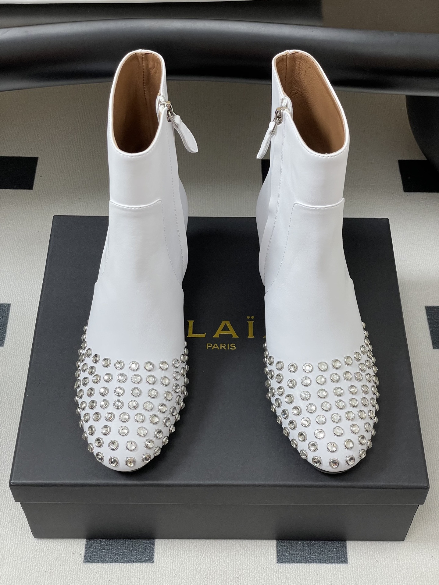 ua a1a1a crystal d1am0nd boots 5.5cm heel(cusT0mized size 7-10 days production time)