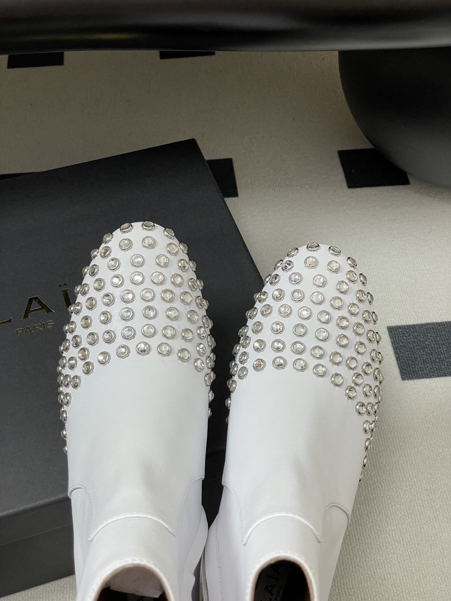 ua a1a1a crystal d1am0nd boots 5.5cm heel(cusT0mized size 7-10 days production time)