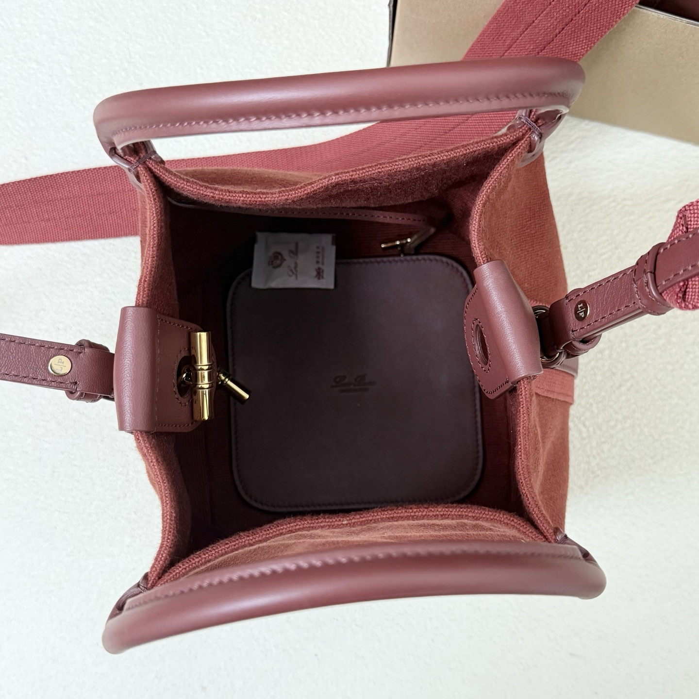 L0r0 P1ana Small Bale Cotton Bag 20x18x17cm