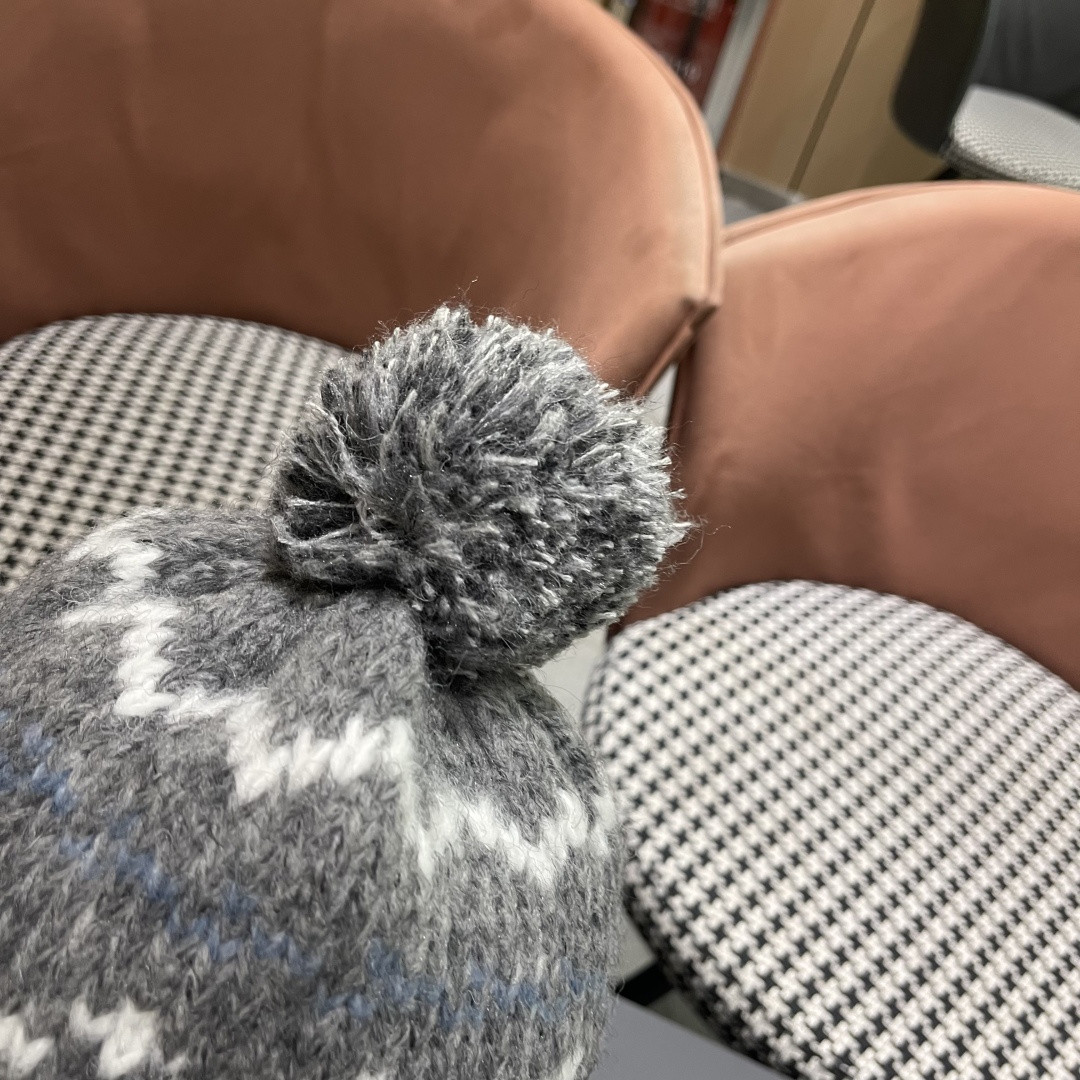 F**di knit trapper hat