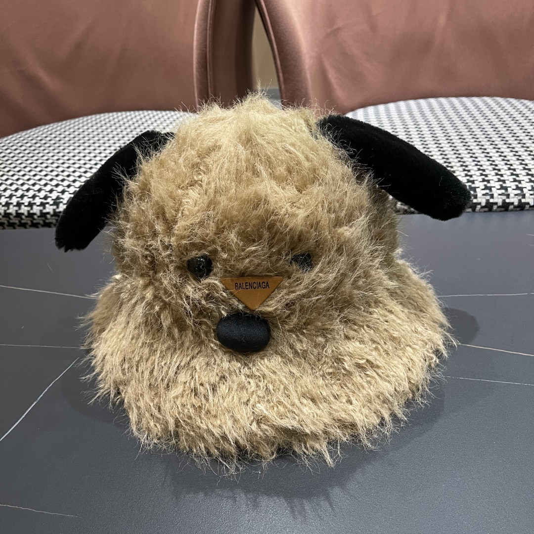 Ba1en*iaga furry dog beanie