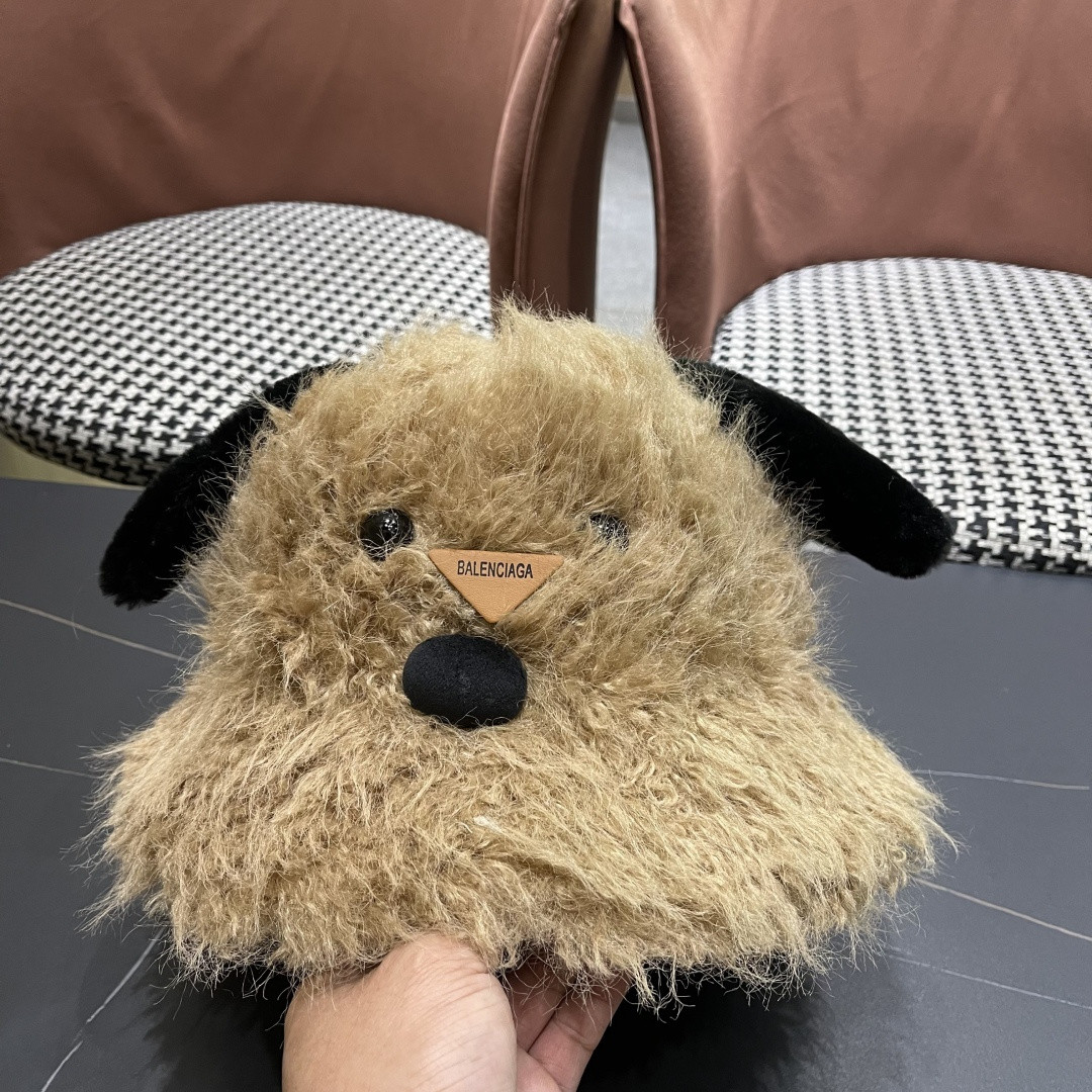 Ba1en*iaga furry dog beanie