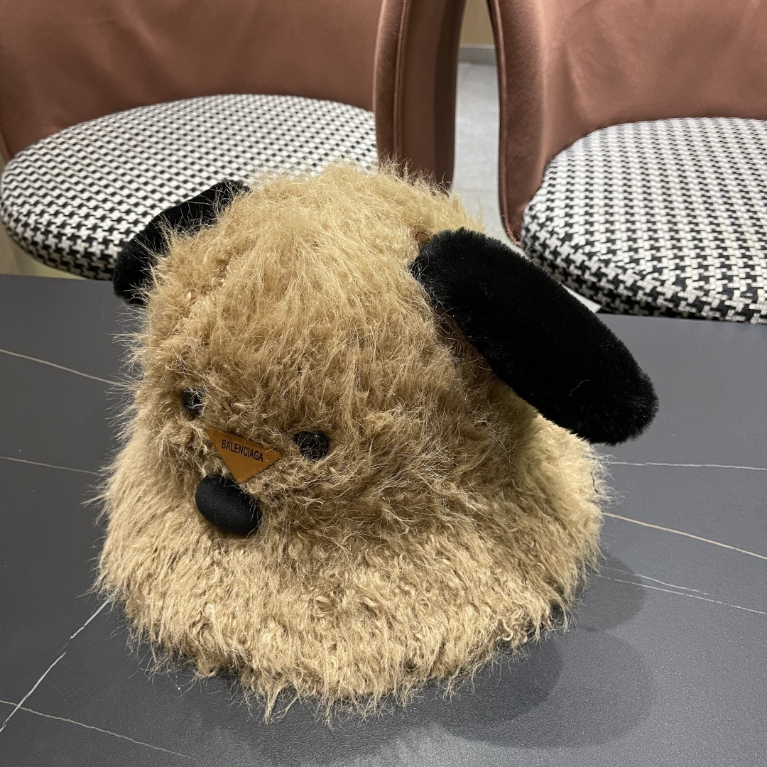 Ba1en*iaga furry dog beanie