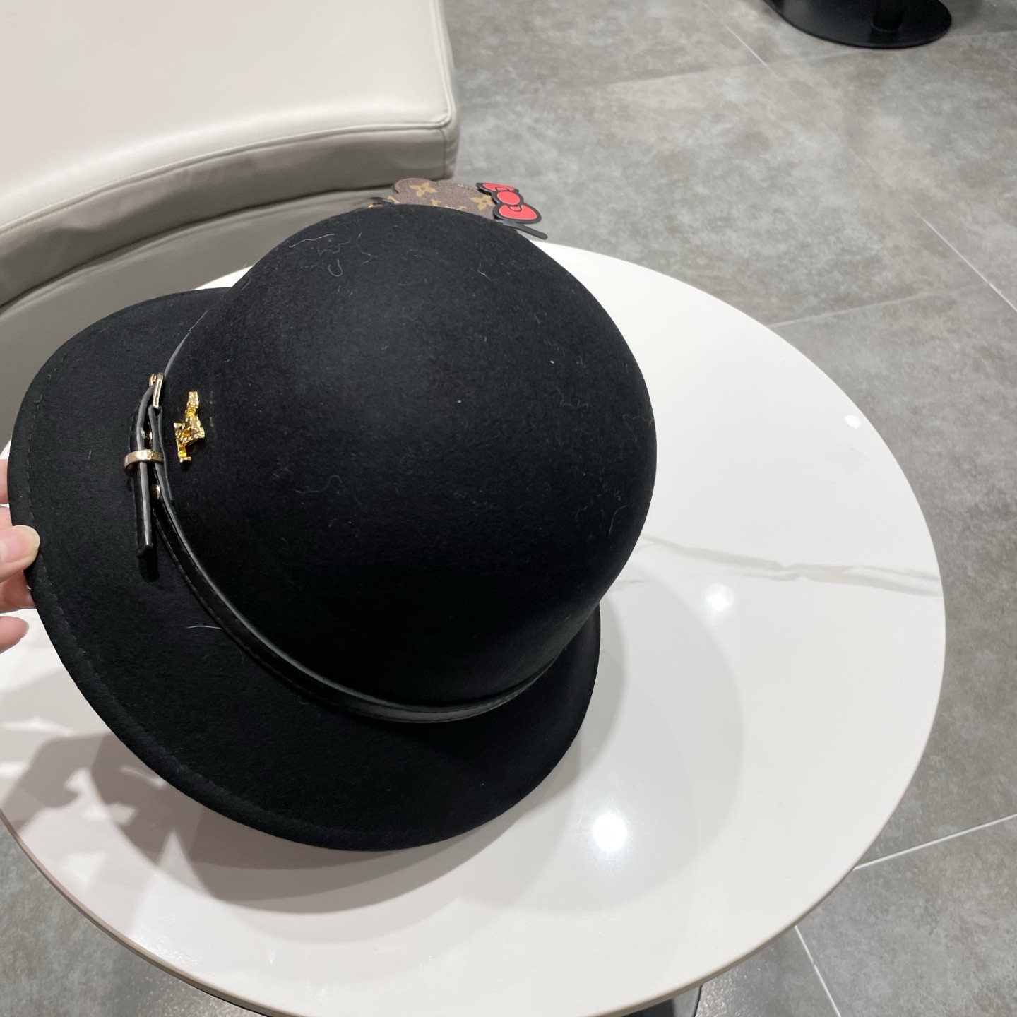l0vis Vvtt0n bucket hat 100% wool 57cm head circumference