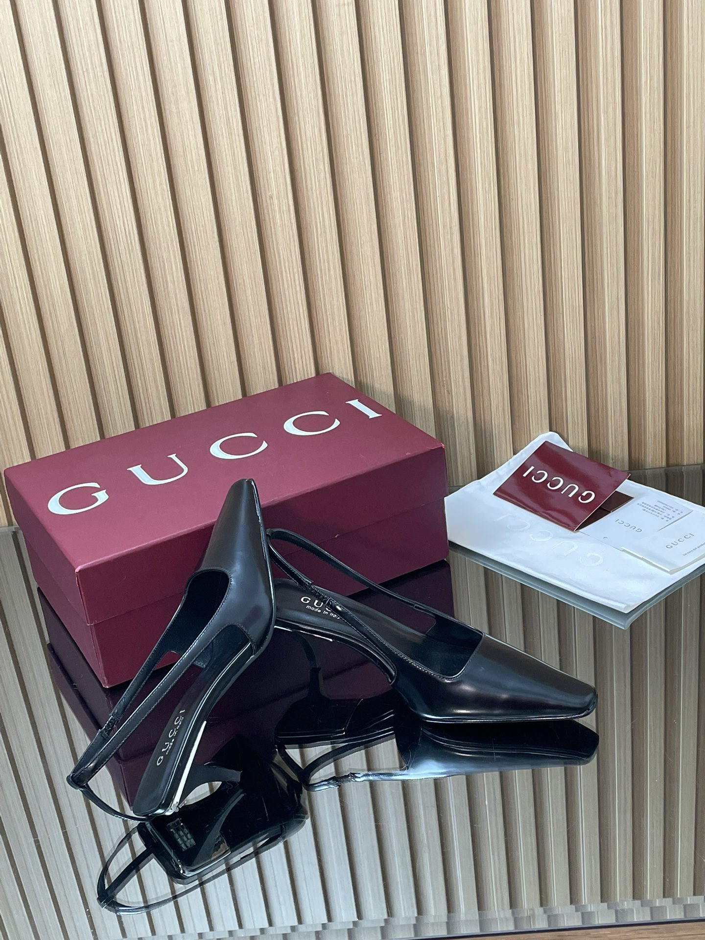 ua Gvc*1 slingback with crystal logo 5.5cm heel
