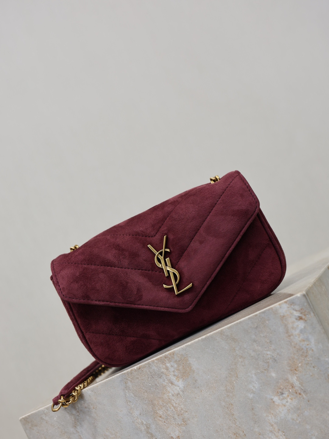 Y51 loulou mini in suede 20x12x5cm