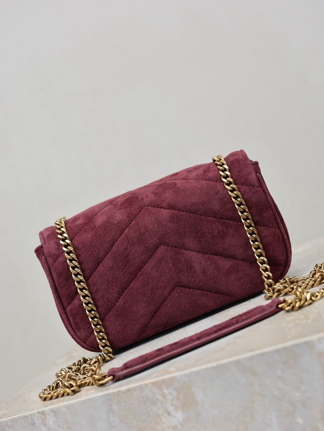 Y51 loulou mini in suede 20x12x5cm