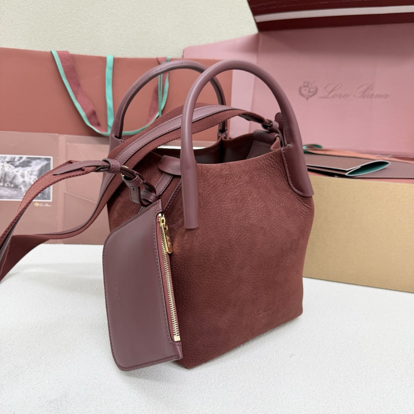L0r0 P1ana small bale bag 17x20x17cm