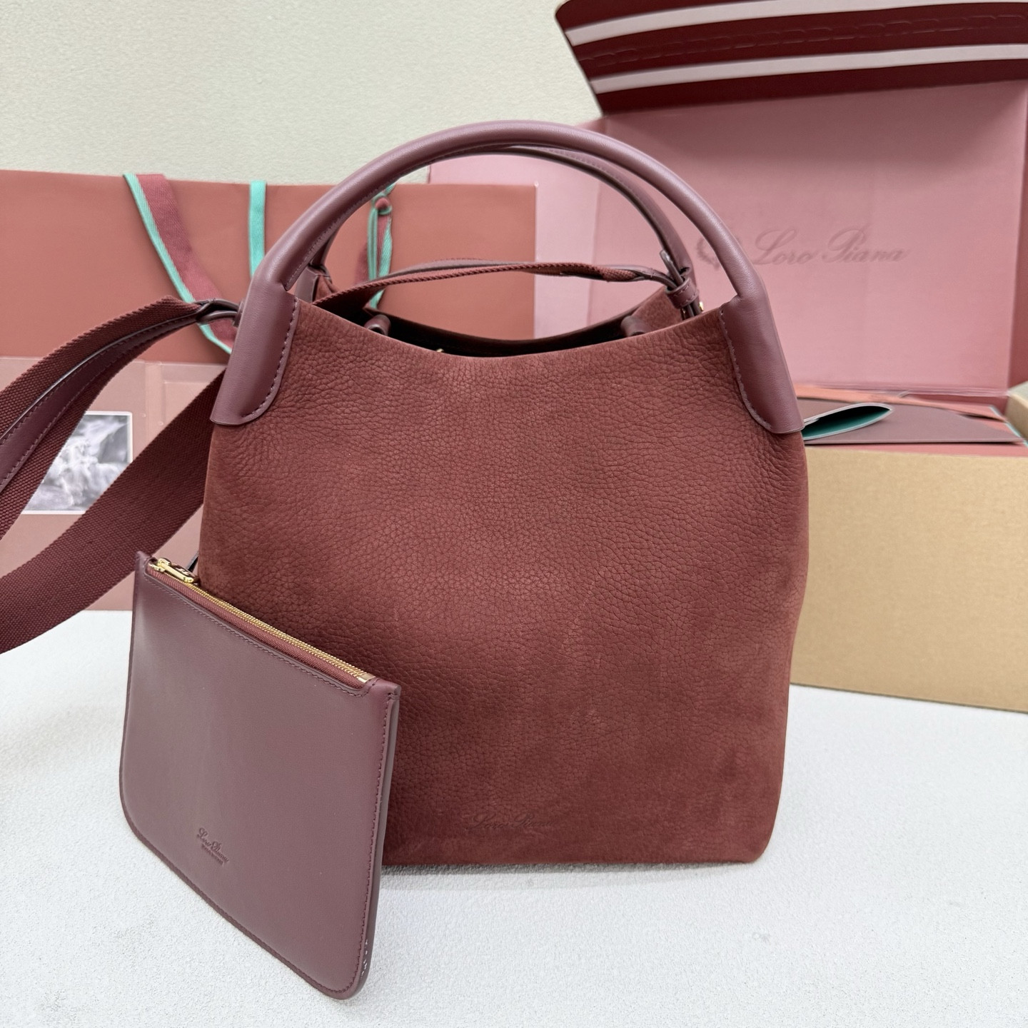 L0r0 P1ana large bale bag 28x36x22cm